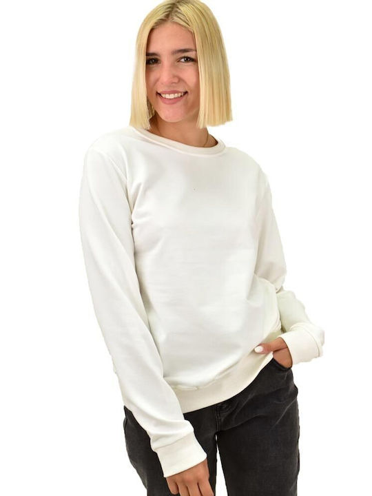 First Woman Women's Sweatshirt White