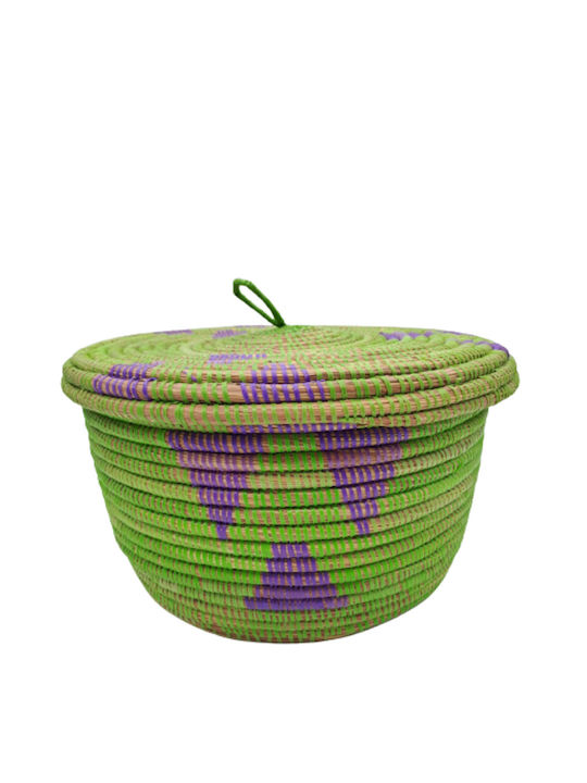 Wicker Decorative Basket 28x20x31cm