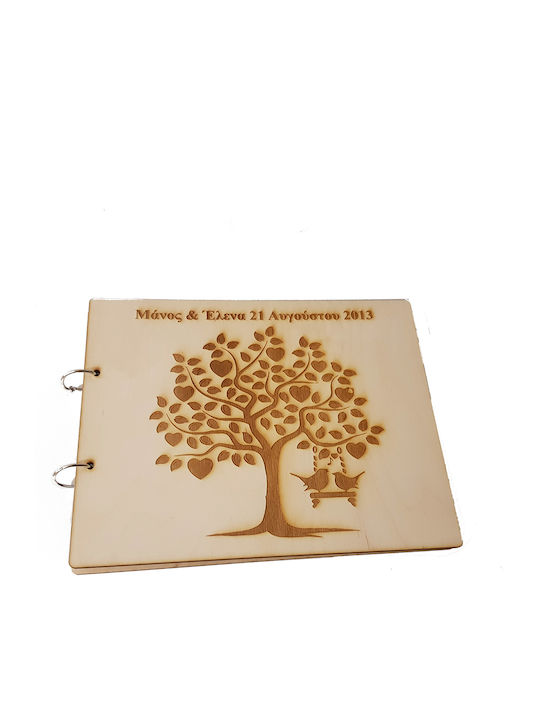 Woodseason Hochzeitswunschbuch Buch Beige