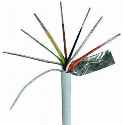 Cablu de alarmă cu Diametru 8x0.22mm² 1m