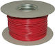 Power Cord with Cable Properties 1x2.5mm² in Red Colour 1m Flexible 85.002B