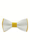 Bow Tie White Yellow