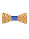 27 Wooden Accessories Wooden Handmade Bow Tie Blue Anchor