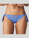 Bikini Slip with Ties Blue