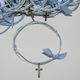 Christening Charm Bracelet Light Blue 1pcs