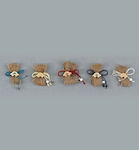 Christening Charm Pin Brown 50pcs