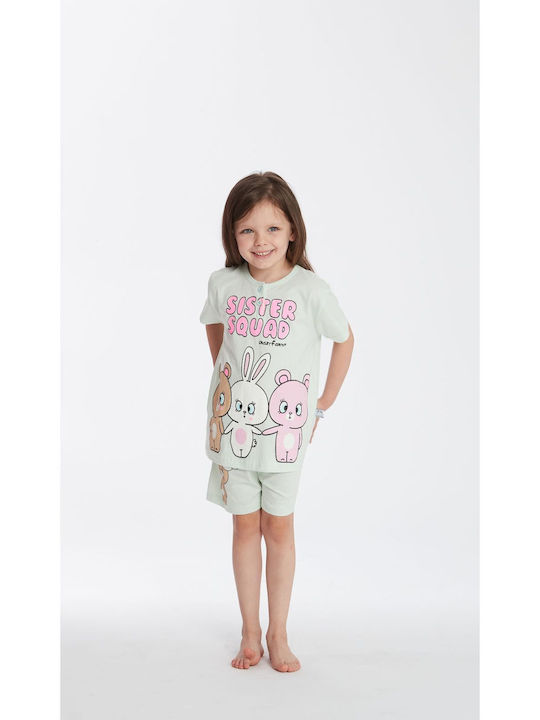 Crazy Farm Kids Nightdress Green