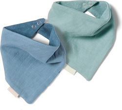 Nuuroo Acile Bandana 100% Cotton Blue 2 Pieces