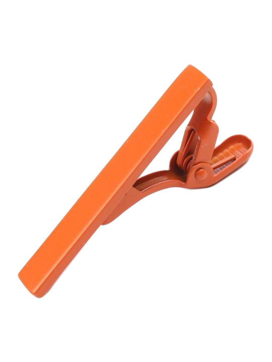 Krawattenklammer aus Metallisch Orange