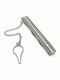 PS Silver Steel Tie Clip Silver 5.7x0.7cm