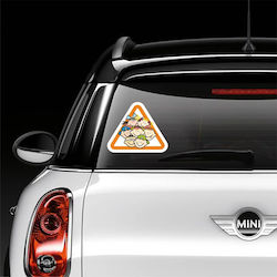 Baby on Board Sticker Orange Baby on Board Sticker Orange