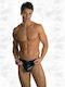 Herren Sexy Slip Schwarz