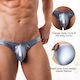 Mens Herren Sexy Slip Silber