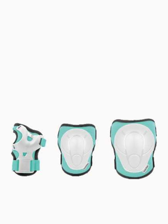 Y Volution Children's Protective Gear Set for Rollers Green