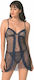 Primoda Sexy Babydoll Μπλε