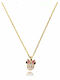 Paraxenies Gold Plated Silver Chain Kids Necklaces Family KIDK015