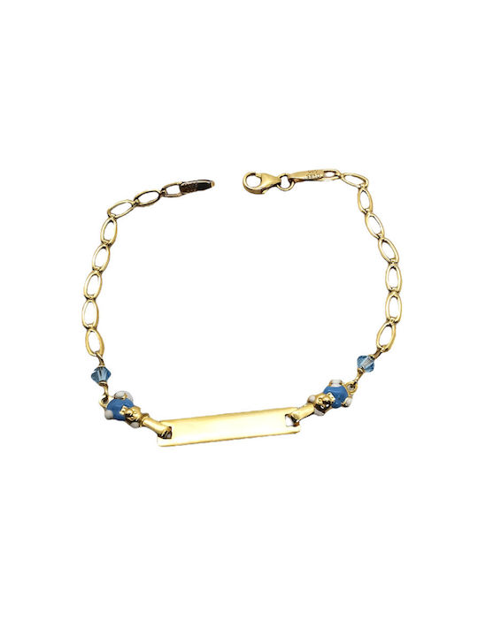 Kosmima1 Kinderarmband ID Gold 14K