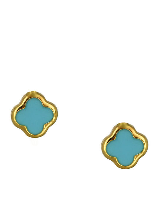 Gold Studs Kids Earrings 14K