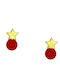 Παιδικά Σκουλαρίκια Καρφωτά Αστέρια από Χρυσό 9K
