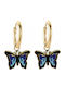 Bode Hypoallergenic Gold Plated Kids Earrings Butterflies from Steel