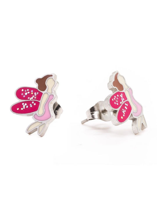 Piercing.gr Hypoallergenic Steel Studs Kids Earrings