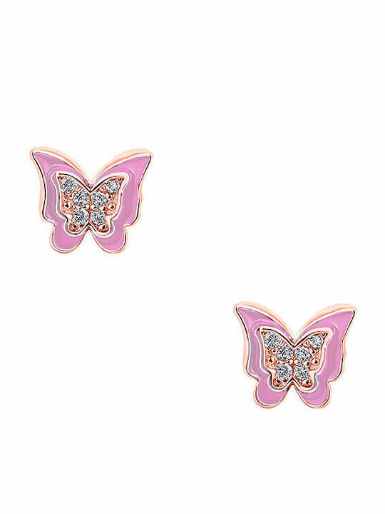 JewelStories Gold Plated Silver Studs Kids Earr...