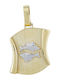 Kiriakos Gofas Kids Pendant Zodiac Sign in 14K Gold