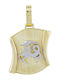Kiriakos Gofas Kids Pendant Zodiac Sign in 14K Gold