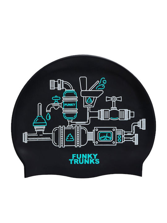 Funky Trunks Σκουφάκι Κολύμβησης Ενηλίκων Μαύρο