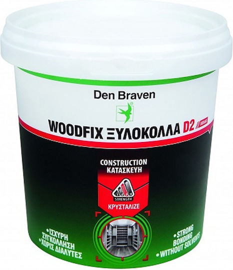 Bostik Den Braven Woodfix D2 Πάστα Ξυλόκολλας Διάφανη 500ml