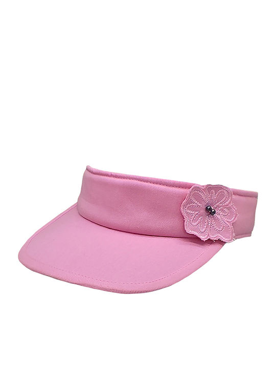 Brims and Trims Frauen Stoffartig Hut Visier Rosa
