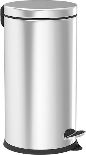 Inox Bathroom Basket 5lt Silver