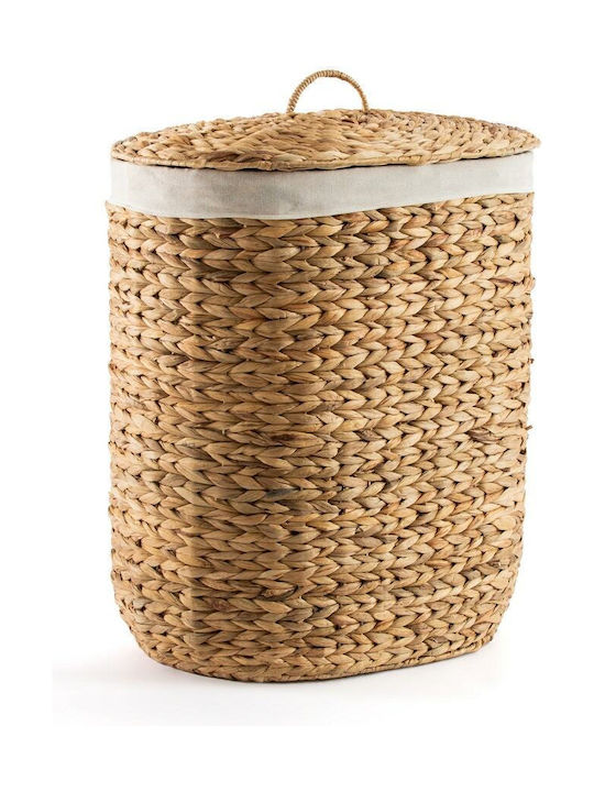 La Redoute Interieurs Wäschekorb Korbweide mit Deckel Beige