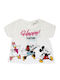 Kinder-T-Shirt Weiß Baby Minnie Mouse
