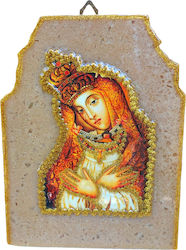 Granite Holy Mary Icon 15x20cm