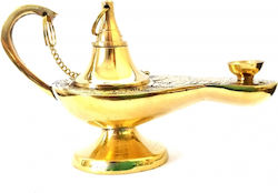 Metallic Tabletop Vigil Oil Lamp 13x7cm 373/5