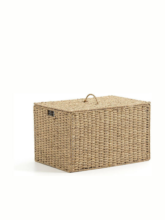 La Redoute Interieurs Wooden Decorative Trunk Beige 40x60x35cm