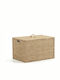 La Redoute Interieurs Wooden Decorative Trunk Beige 40x60x35cm