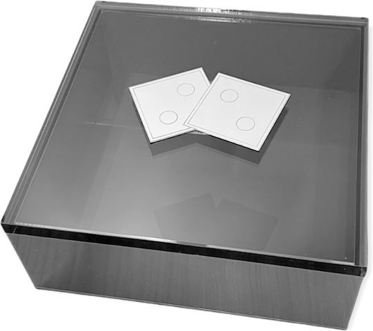 Chrilia Διακοσμητικό Κουτί Plexiglass 20x20x8cm