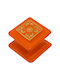 Knopf Möbelgriff aus Metallisch in Orange Farbe 11041-BRZ2 1Stück