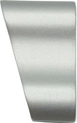 Pamar Knob Furniture Flush Handle made of Metallic & Zamak in Silver Color 42mm (Center Distance 16mm) 0643-016-10C1 1pcs