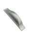 Handle Furniture Flush Handle made of Metallic in Silver Color 148mm (Center Distance 96mm) 4064-96-10C1 1pcs