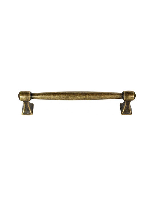 Antik Handgriff Möbelgriff aus Metallisch in Bronze Farbe 130mm ΜΉΚΟΣ13CM 1Stück