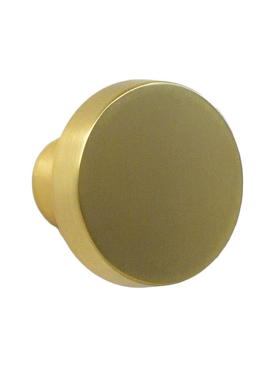 CMD Πόμολο Επίπλου από Ζάμακ σε Χρυσό Χρώμα Φ32mm 32MM