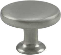 Longevita Knopf Möbelgriff aus Metallisch in Silber Farbe Ø30mm 130-30-MAT-NIKEL 1Stück