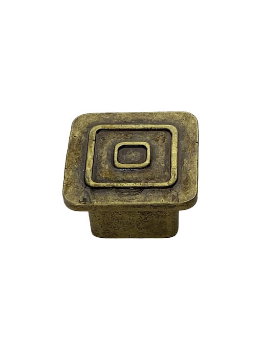 Herrajes Palencia Antik Knopf Möbelgriff aus Metallisch in Gold Farbe 410343 1Stück