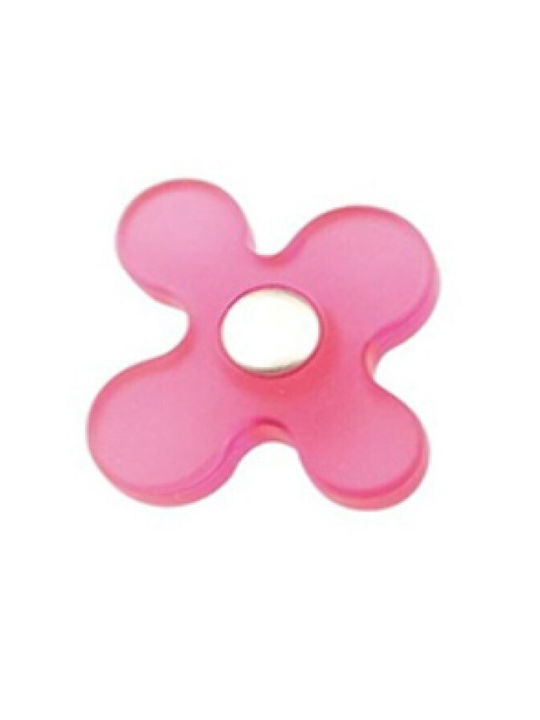 Nesu Kids Knob Furniture made of Acrylic Resin in Pink Color 43mm 114-608#MG#### 1pcs