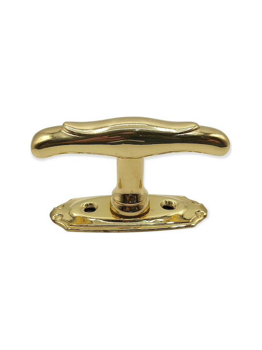 Window Latche Gold 85mm (Hole Centers 33mm) 4756-ORO1