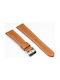Leatherette Armband Synthetisches Leder Braun (Universal 20mm)