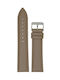 Armband Synthetisches Leder Braun (Universal 20mm)